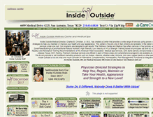 Tablet Screenshot of insideoutsidespa.com